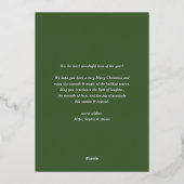 Waterverf Prettige feestdagen Sneeuwwitje Pinecone (Achterkant)