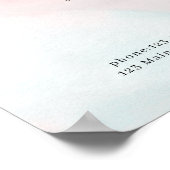 Waterverf Pricelist Poster (Hoek)