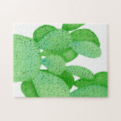 Waterverf Prickly Pear Cactus Legpuzzel (Horizontaal)