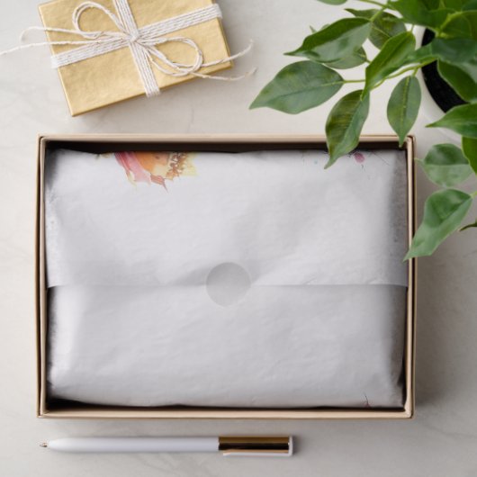 Waterverf Prickly Pear Cactus schilderij Decoupage Tissuepapier (Geschenk)