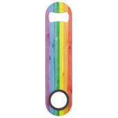 Waterverf Pride Regenboog Speed Flessenopener (Achterkant)