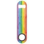 Waterverf Pride Regenboog Speed Flessenopener (Voorkant)