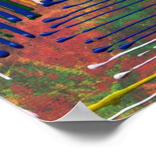 Waterverf Princess Diana collage Poster (Hoek)