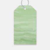 Waterverf Princess Frog Baby shower Dank u Cadeaulabel (Achterkant)