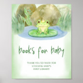 Waterverf Princess Frog boeken voor baby Poster (Voorkant)
