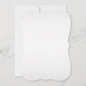 Waterverf Prinses Unicorn Birthday Uitnodiging (Achterkant)