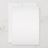 Waterverf Prinses Unicorn Birthday Uitnodiging (Achterkant)