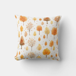 Waterverf Print Herfst-thema Kussen