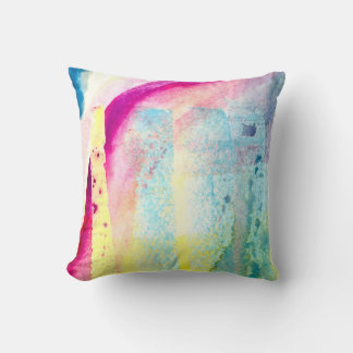 Waterverf Print Sierkussen