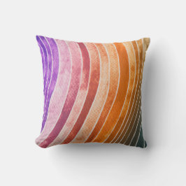 Waterverf Print Throw-Pillow / Interieurontwerp Kussen