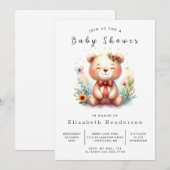 Waterverf Printable Beer Baby shower Kaart (Voorkant / Achterkant)