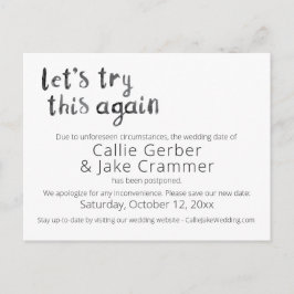 Waterverf Probeer opnieuw Weddenschap Uitgesteld B Briefkaart