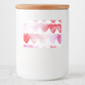 Waterverf productetiketten voedselcontainer etiket (Voorkant)