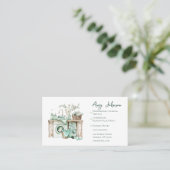 Waterverf Professionele reiniging Visitekaartje (Staand voorkant)