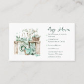 Waterverf Professionele reiniging Visitekaartje (Voorkant)