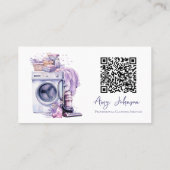 Waterverf Professionele reiniging Visitekaartje (Achterkant)