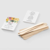 Waterverf programma Floral Wedding Handwaaier (Niet-gemonteerd)