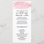 Waterverf - programma voor bleekheid en gouden bru programmakaart (Voorkant)