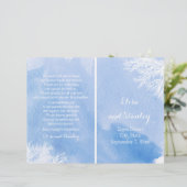 Waterverf programma voor het huwelijk van het kora (Staand voorkant)