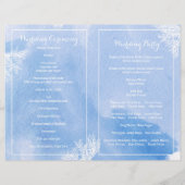 Waterverf programma voor het huwelijk van het kora (Achterkant)