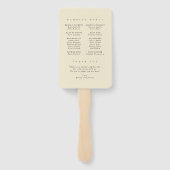 Waterverf programma voor weddenschappen op de best handwaaier (Achterkant)