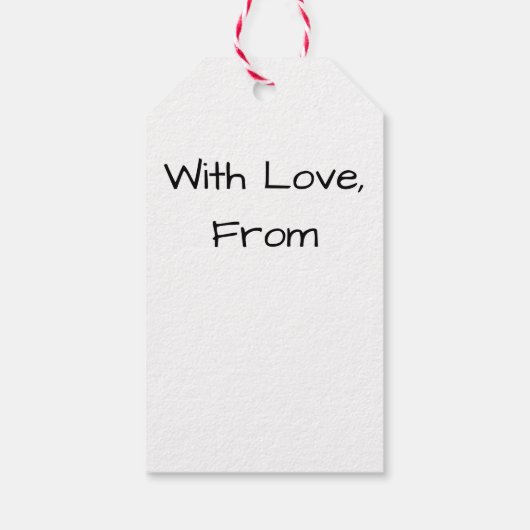 Waterverf Protea op wit Label Cadeaulabel (Achterkant)