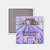 Waterverf Provence Lavender Stimuleert scripts Magneet (Voorkant / Achterkant)