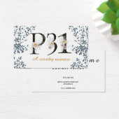 Waterverf Proverbs 31 Christelijke berichtenkaart Visitekaartje (Bureau)