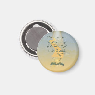Waterverf Psalm 119:105 Magneet