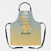 Waterverf Psalm 119:105 Schort (Voorkant)