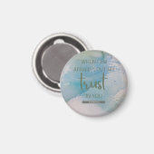 Waterverf Psalm 56:3 Magneet (Voorkant / Achterkant)