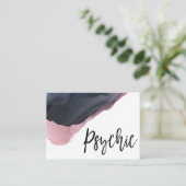 ~* Waterverf - Psychische lezer Medium Intuïtief Visitekaartje (Staand voorkant)