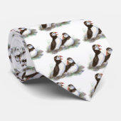 Waterverf Puffin, geboorte, vaderdag, Stropdas (Opgerold)