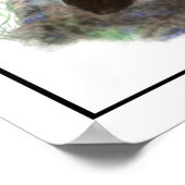 Waterverf Puffin Ocean Bird art Poster (Hoek)