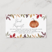 Waterverf Pumpkin Book Request Enclosure Kaart (Voorkant)
