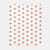 Waterverf Pumpkin Fleece Deken (Voorkant)