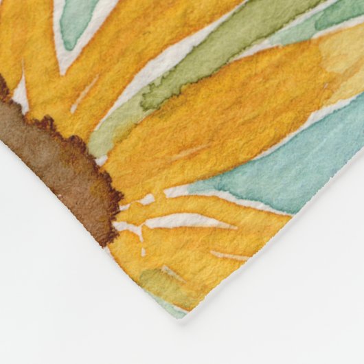 Waterverf Pumpkin Fleece Deken (Hoek)