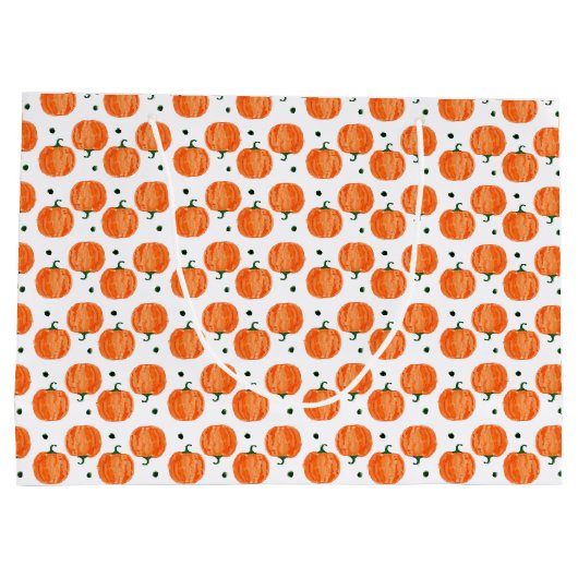 Waterverf Pumpkin Groot Cadeauzakje (Achterkant)