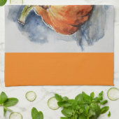 Waterverf pumpkin Kitchen Towels Theedoek (Gevouwen)