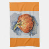 Waterverf pumpkin Kitchen Towels Theedoek (Verticaal)