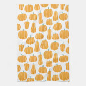 Waterverf Pumpkin Patch Theedoek (Verticaal)