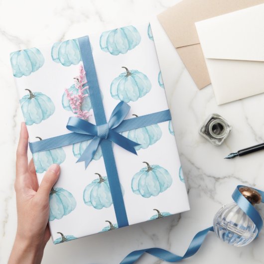 Waterverf Pumpkin Patroon Cadeaupapier (Geschenken)