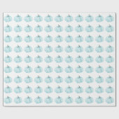 Waterverf Pumpkin Patroon Cadeaupapier (Vlak)