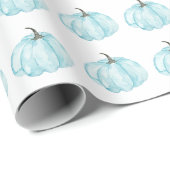 Waterverf Pumpkin Patroon Cadeaupapier (Rol Hoek)