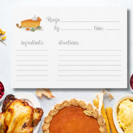 Waterverf Pumpkin Pie Recept