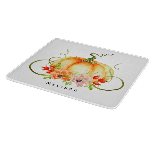 Waterverf Pumpkin Snijplank (Hoek)