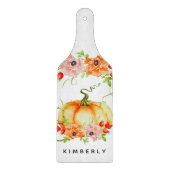 Waterverf Pumpkin Snijplank (Voorkant)