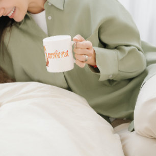 Waterverf Pumpkin Spice Sitting Fox Koffiemok