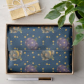 Waterverf Pumpkin Stars Pattern Halloween Tissuepapier (Geschenk)