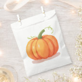Waterverf Pumpkin Treat Bag Bedankzakje (Geknipt)